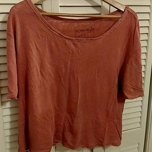 We The Free crop Tee